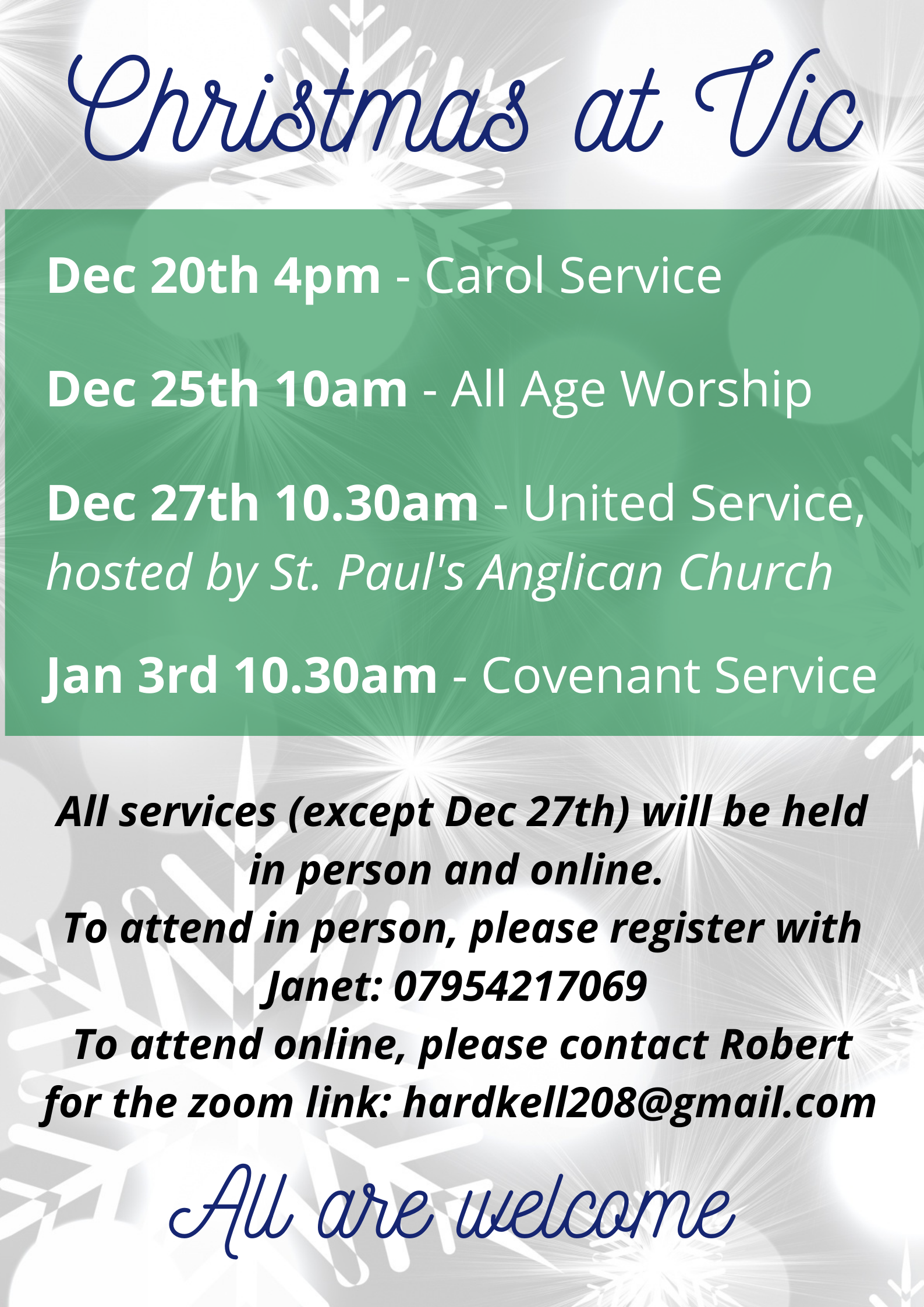 Christmas Services 2020