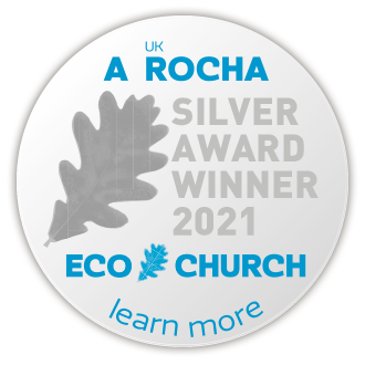 Eco Church award button 2021 Silver